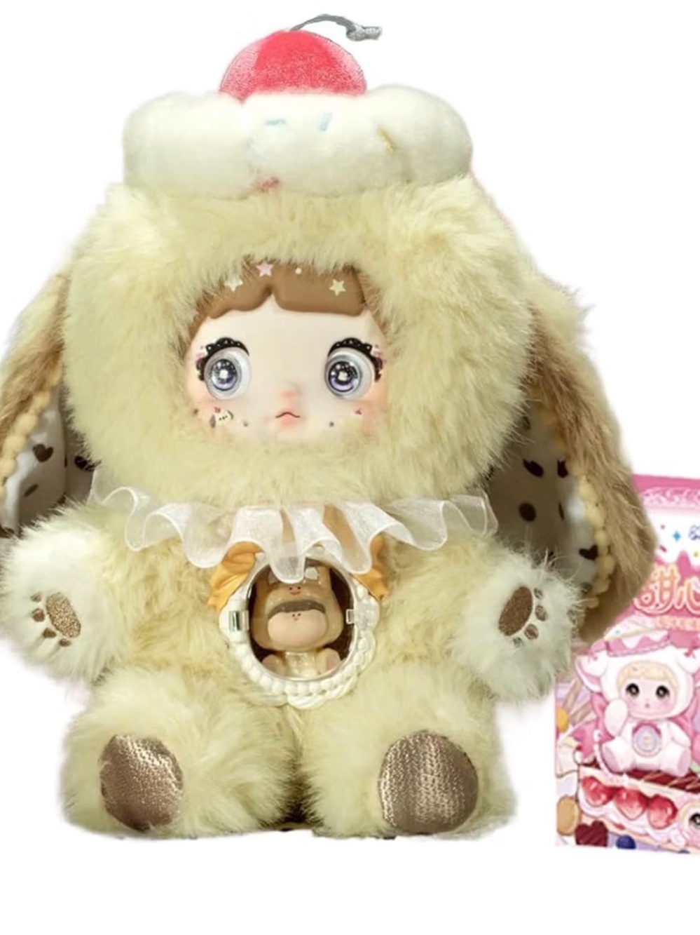 Nommi – A Bite of Sweet Heart, cute plush bunny toy. Blind box